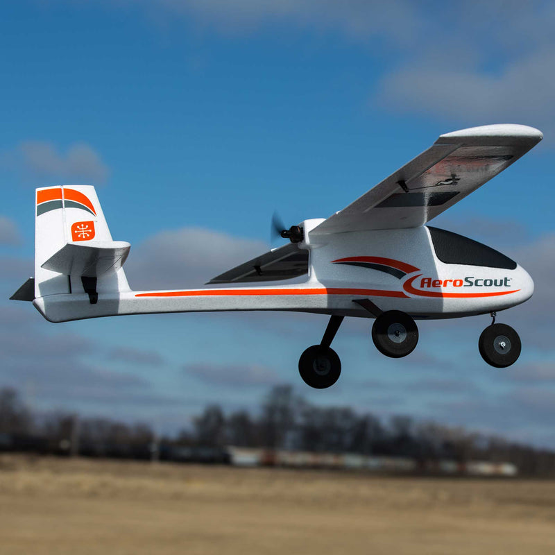 HBZ380002 HobbyZone AeroScout S 2 1.1m RTF Basic with RealFlight, AS3X+ and SAFE