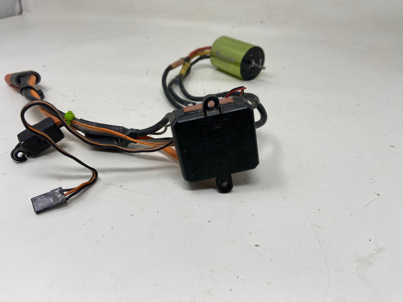 Used Spektrum firma 100 amp brushless esc and 3500kv motor SPMXSE1100