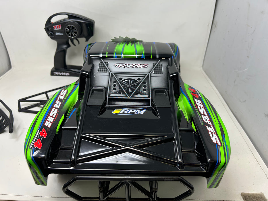 Used 68154-4 Slash 4X4 BL-2s: 1/10 Scale 4WD Short Course Truck