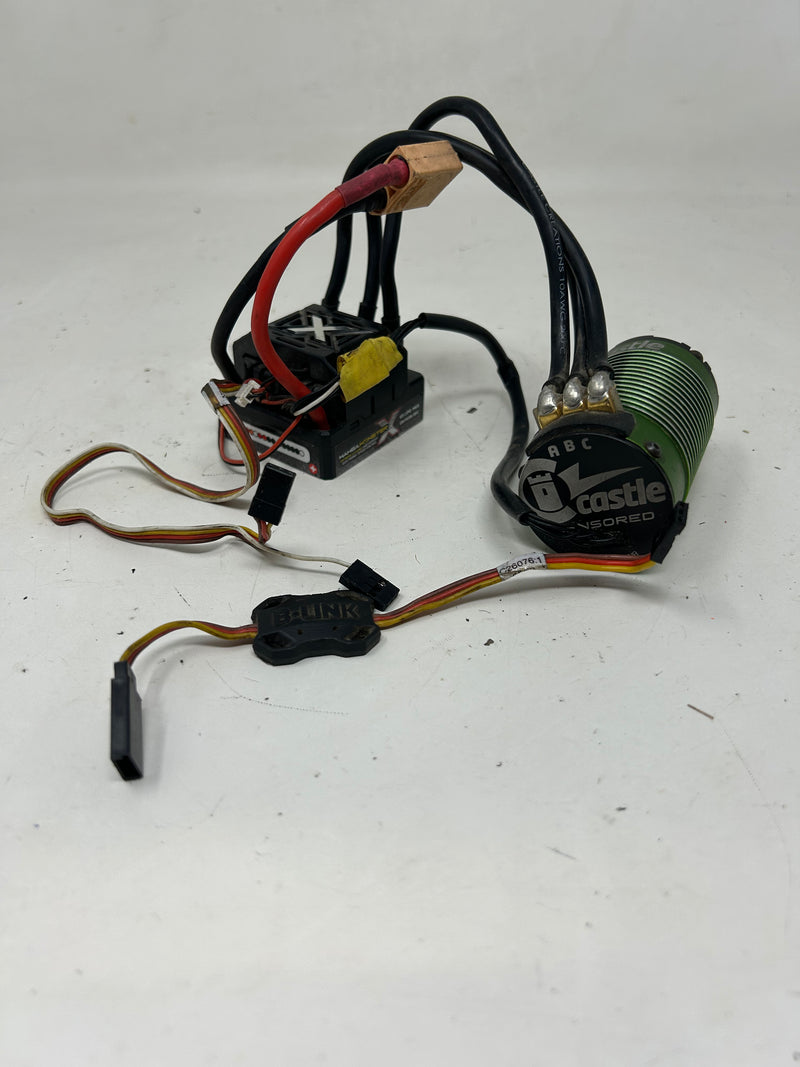 Used Castle Creations Monster X 1/8 Brushless Combo (2650kV) w/1512 V2 Sensored Motor