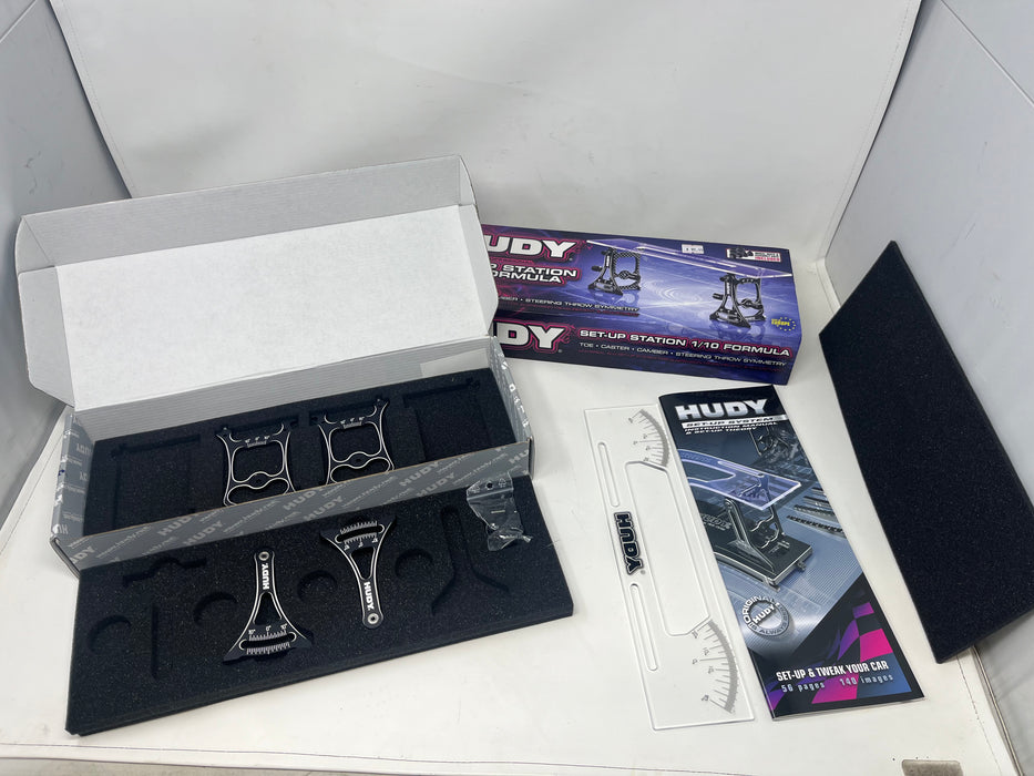 Used 109501 Hudy Set-Up Station for 1/10 Formula Cars