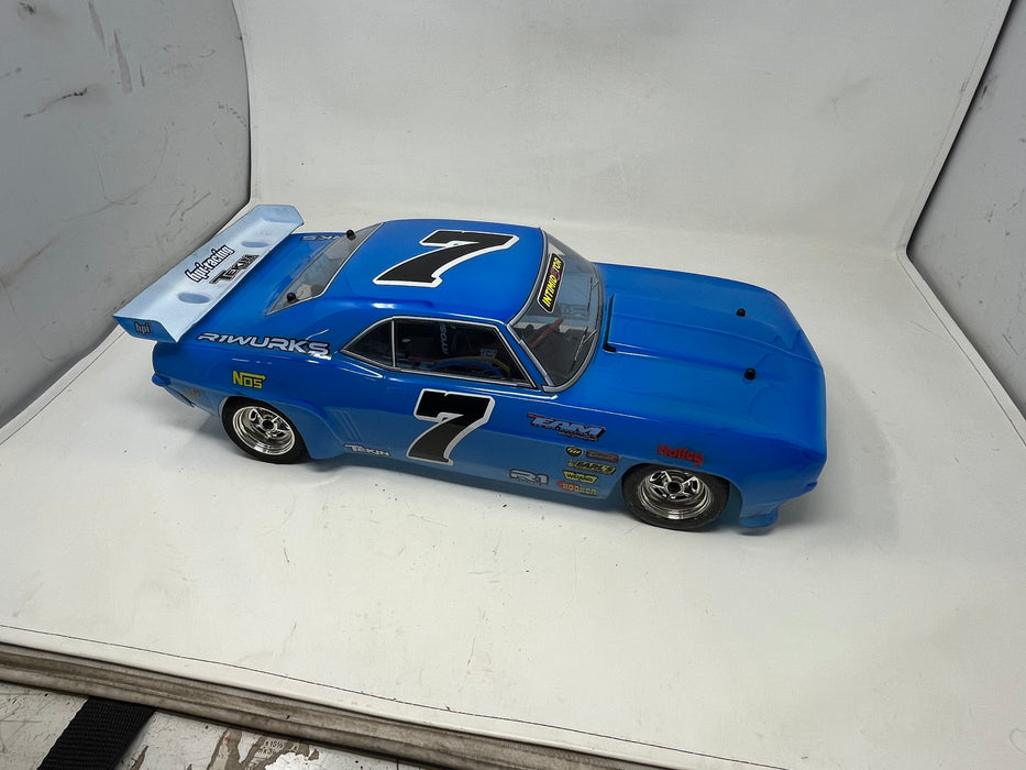 Used 34431T2 Kyosho 1:10 Scale Radio Controlled Electric Powered 4WD FAZER Mk2 FZ02L Series readyset 69 Camaro body
