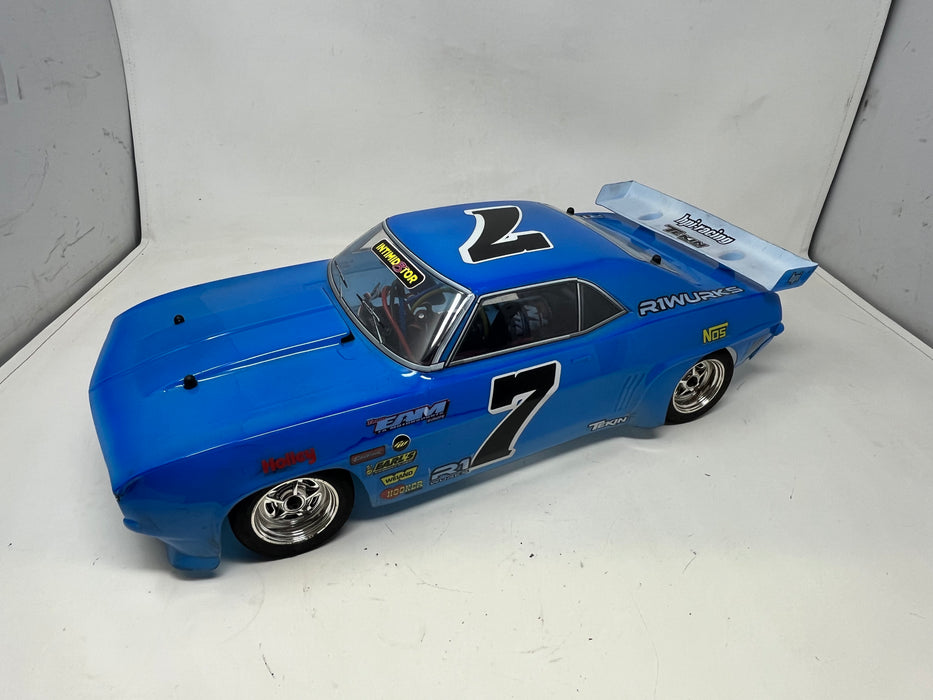 Used 34431T2 Kyosho 1:10 Scale Radio Controlled Electric Powered 4WD FAZER Mk2 FZ02L Series readyset 69 Camaro body