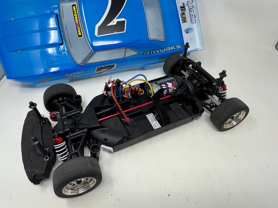 Used 34431T2 Kyosho 1:10 Scale Radio Controlled Electric Powered 4WD FAZER Mk2 FZ02L Series readyset 69 Camaro body