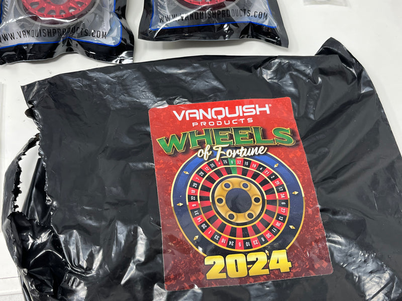 Vanquish VRD CARBON 2024 Wheels of Fortune setup.