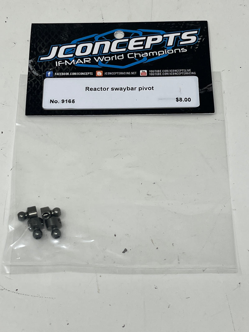 9165 JConcepts REACTOR Sway Bar Pivot, 4pc