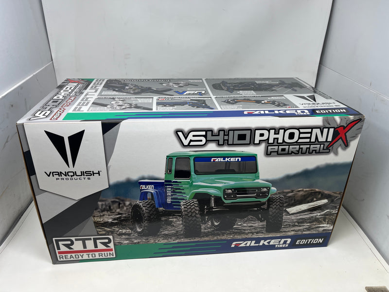 VPS09013 Vanquish VS4-10 Phoenix Falken Edition RTR Portal Axle Rock Rc Crawler New in sealed box