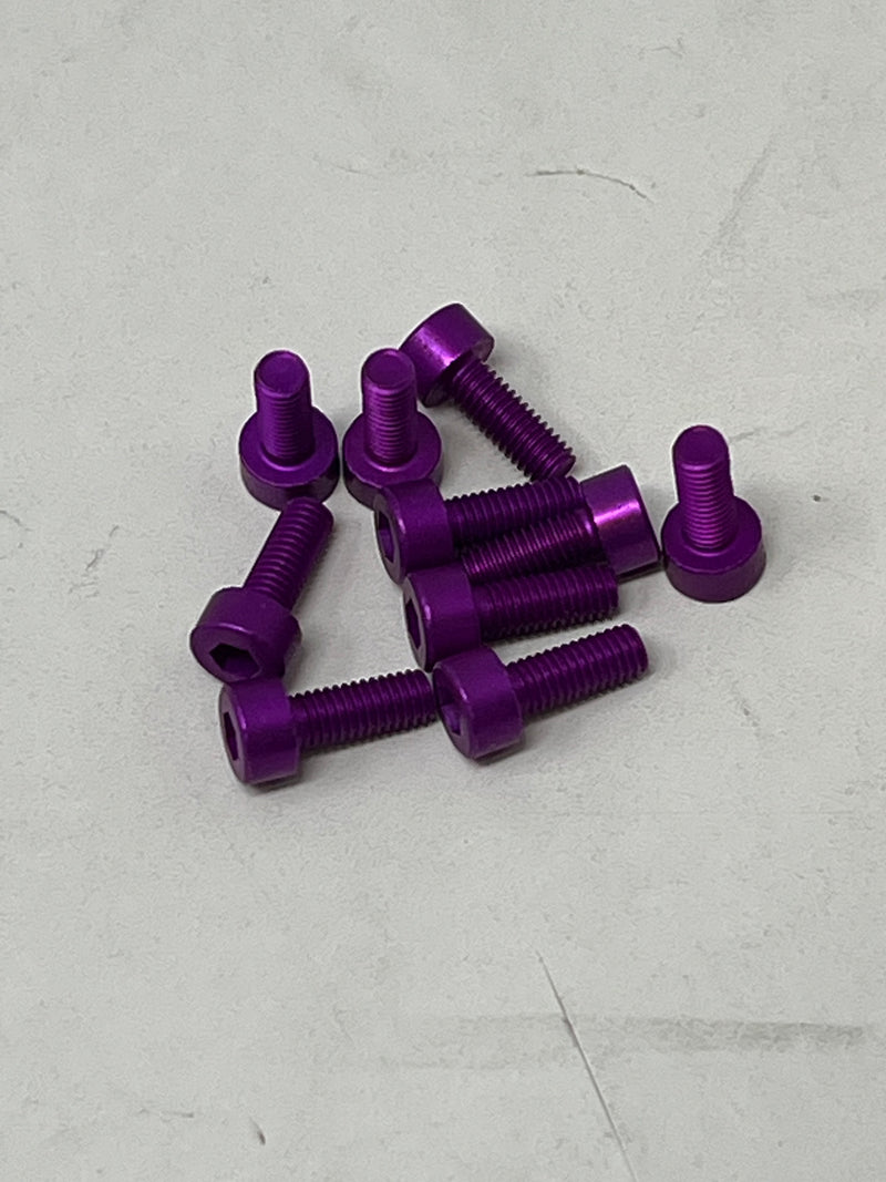 3MM Aluminum Socket Head Screws 10pcs PURPLE