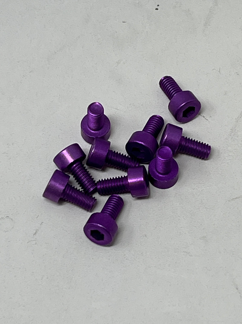 3MM Aluminum Socket Head Screws 10pcs PURPLE