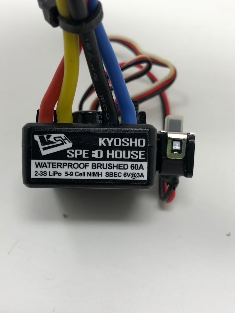 KA060-91W KYOSHO FAZER 60A Brushed ESC w/T-Style Connector