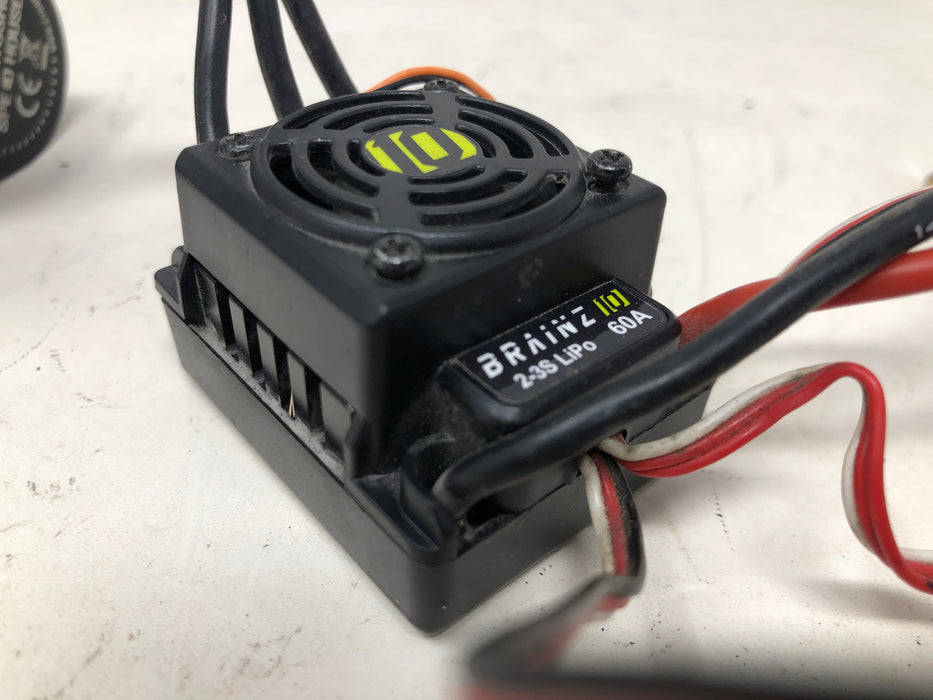 70615 Kyosho Speed House Torx Brushless Motor + Brainz 10 ESC