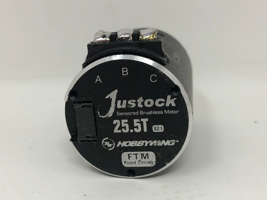 Used Hobbywing Justock 25.5T G2.1 Fixed Timing Sensored Brushless Motor