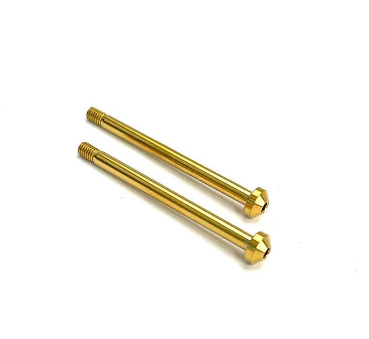 990058 R1WURKS Rear Outer Hinge Pin, Titanium (Titanium Nitride Coated)