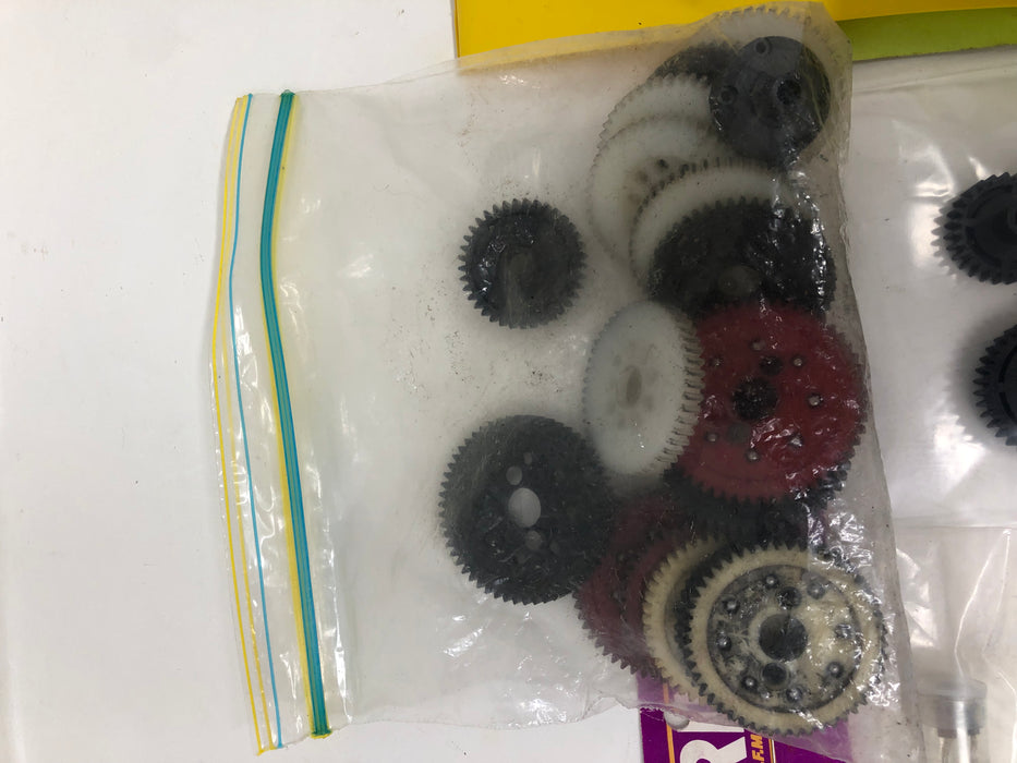 Vintage Rc Car parts lot, believed to be vintage Kyosho parts