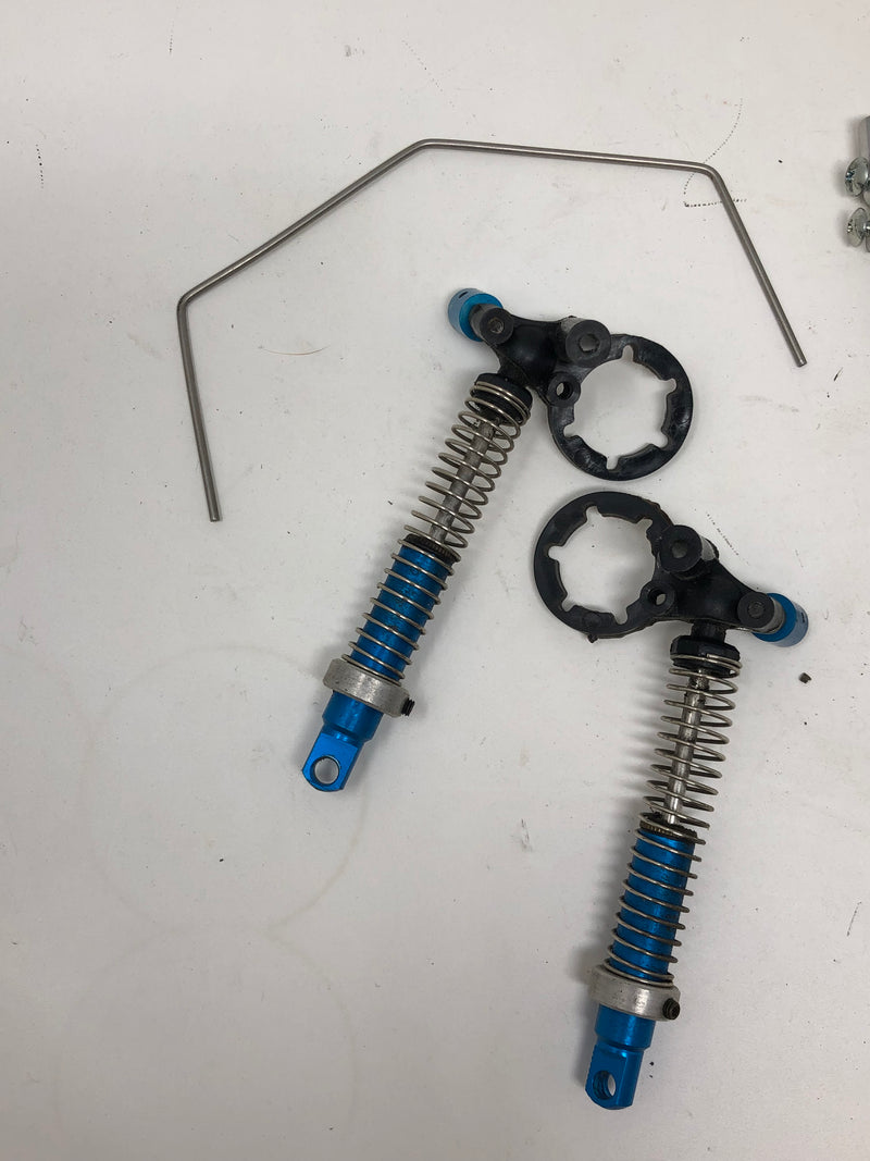 Vintage used YOU-G shocks with mount kit for Tamiya