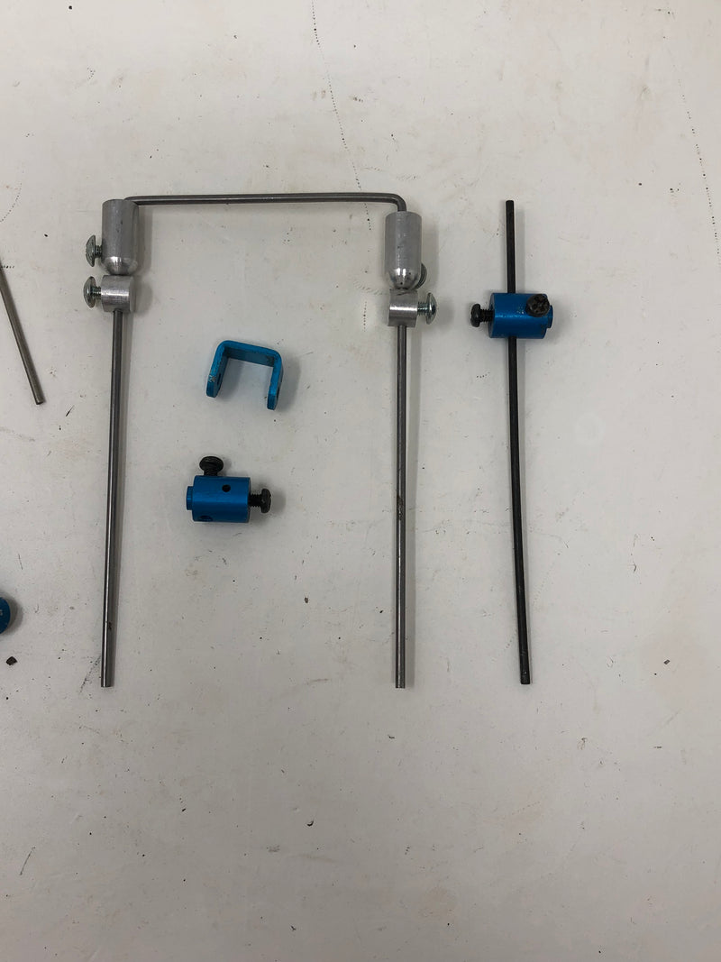 Vintage used YOU-G shocks with mount kit for Tamiya