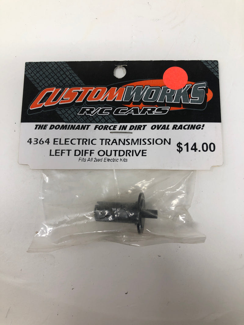 4364 Custom Works Outdrive Hub Electric Transmission Left Diff
