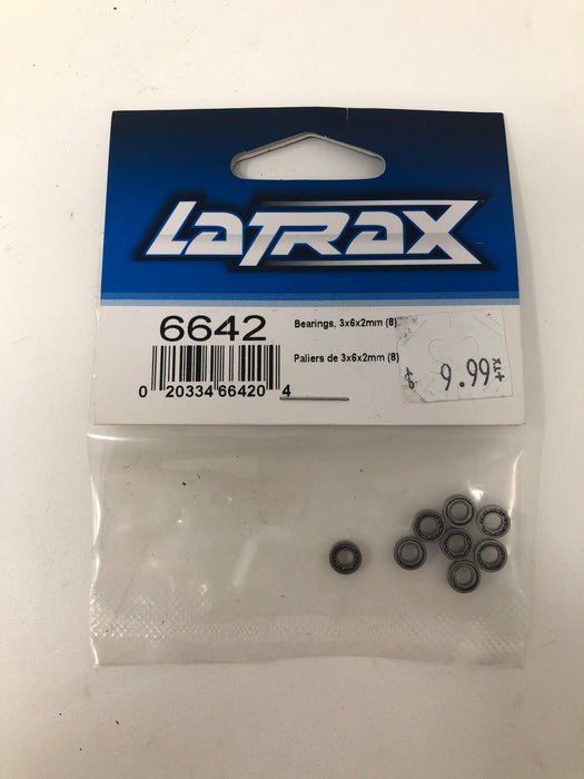 6642 Traxxas Bearings, 3x6x2mm (8)