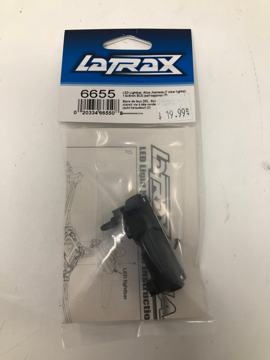 6655 Traxxas LaTrax Alias LED Light Bar 7 Clear Lights Self-Tapping