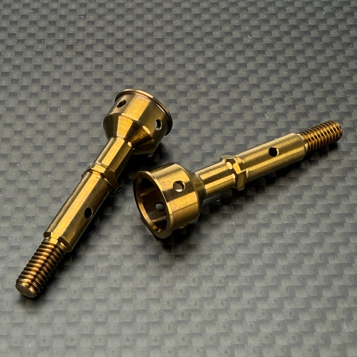 900144-2 R1WURKS (B7 Series) Ultra Lightweight Rear CVA Axle, Titanium