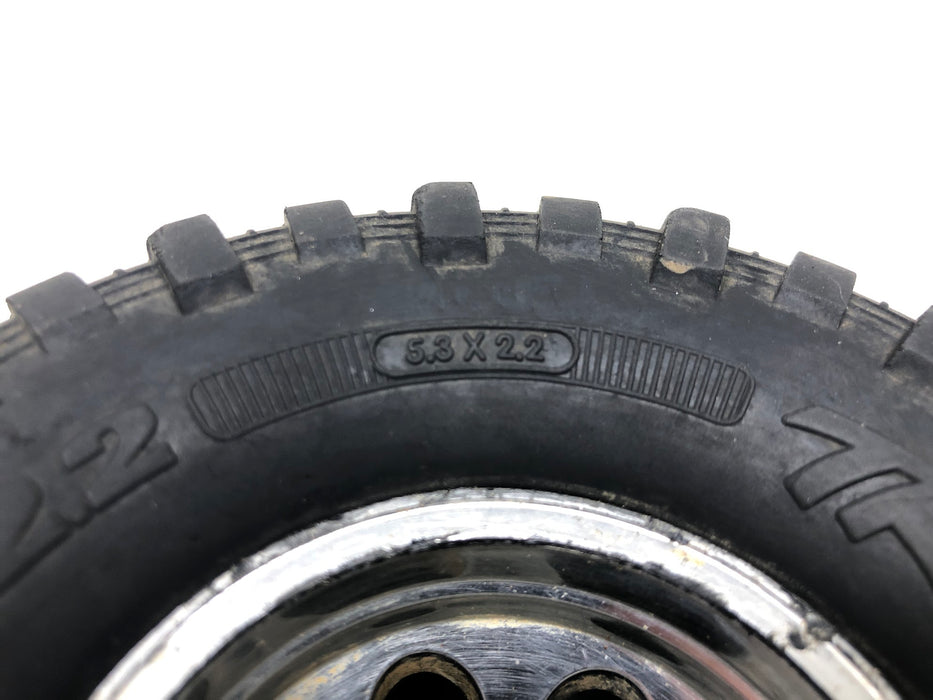 TRX4 Traxxas High Trail Wheels & Tires, 5.3X2.2, Chrome (x4 - Used)