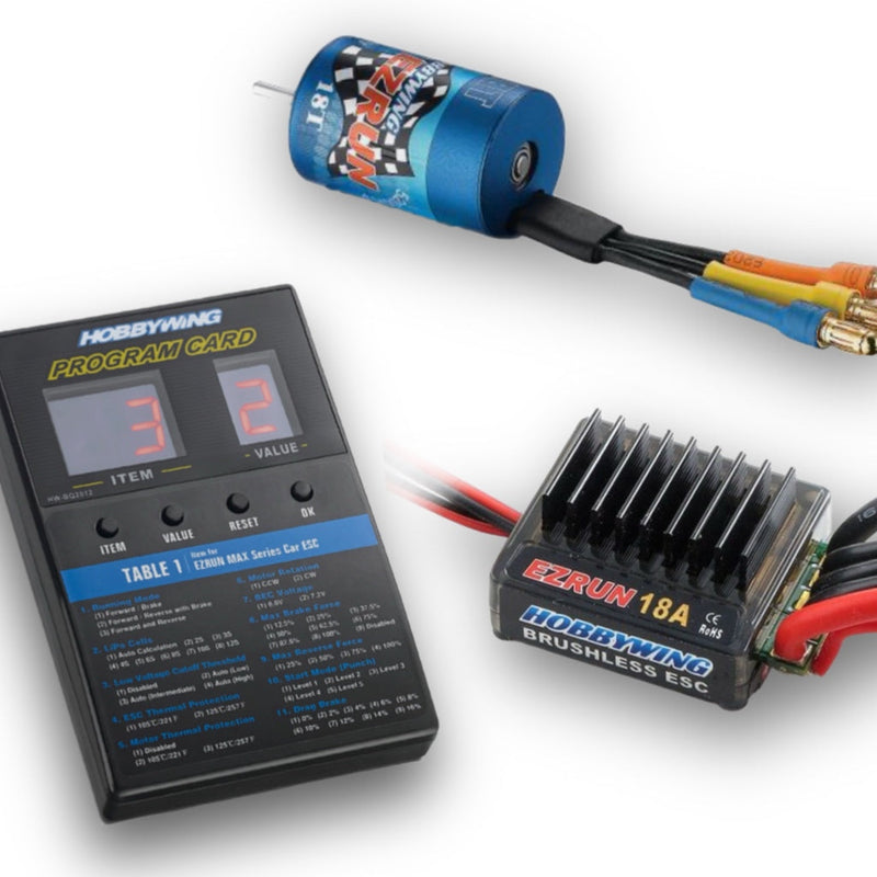 81030010 HobbyWing EZRUN Combo for 1/18 Car (A2 Series) 5200kv