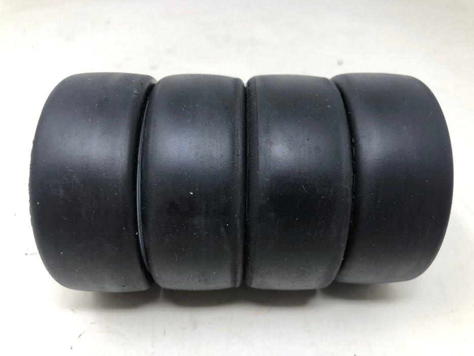 Gravity RC Touring Car Wheels & Tires, 12mm Hex, 1/10, White (x4-Used)