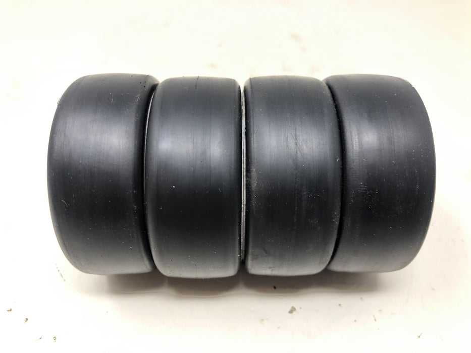 Jaco Blue Touring Car Wheels & Tires, 12mm Hex, 1/10, White (x4-Used)