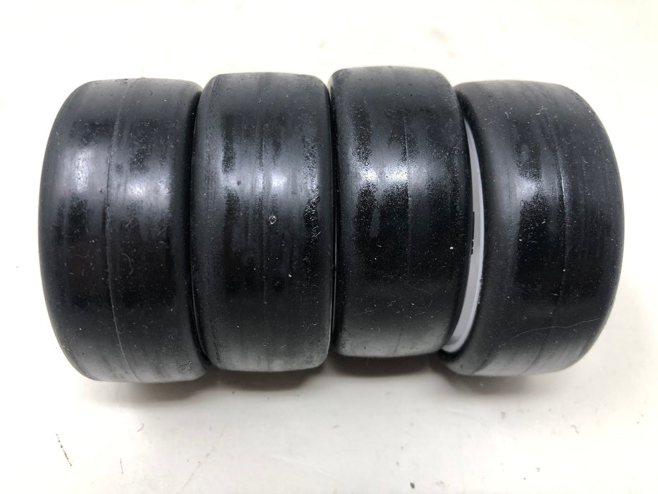 Jaco Green Touring Car Wheels & Tires, 12mm Hex, 1/10, White (x4 Used)