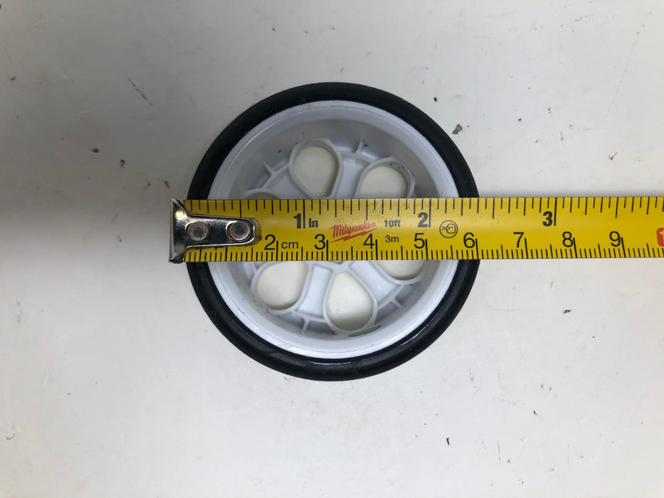 Jaco Green Touring Car Wheels & Tires, 12mm Hex, 1/10, White (x4 Used)