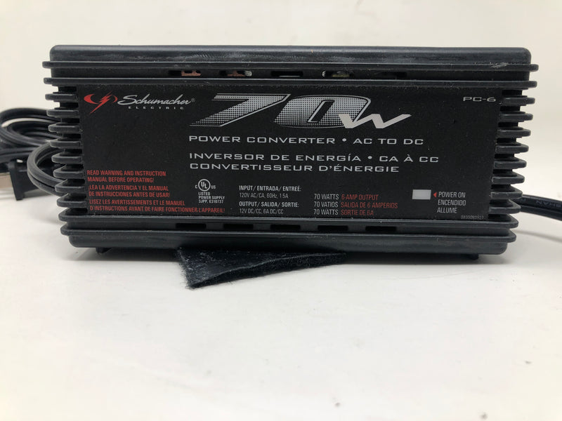 PC-6 Schumacher Power Converter & Traxxas 4 AMP NIMH Charger