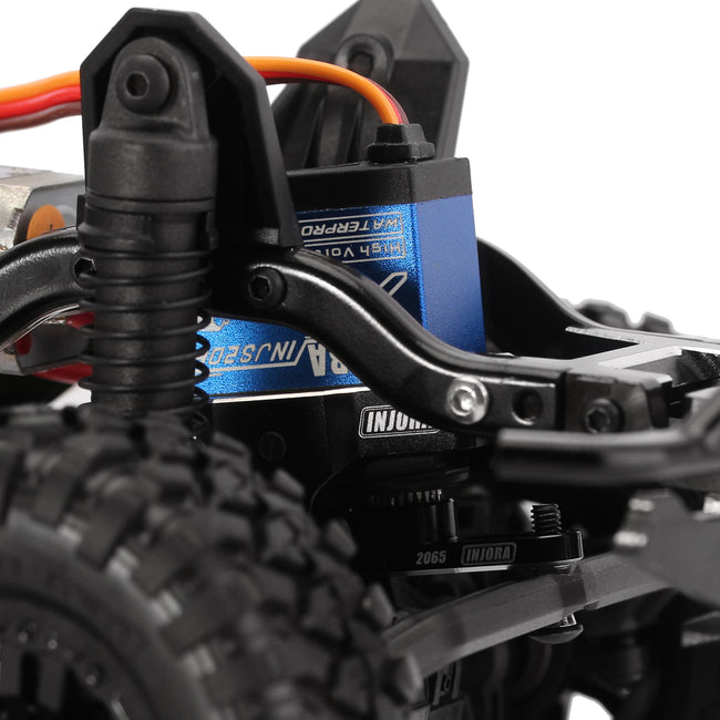 INJS2065-4MBK INJORA 7KG High Voltage Waterproof 2065 Digital Servo with Mount for 1/18 TRX4M