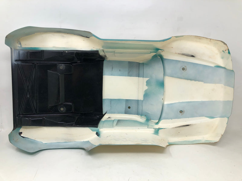 Traxxas Slash Short Course Truck Body, White + Teal, Custom Painted (Used)