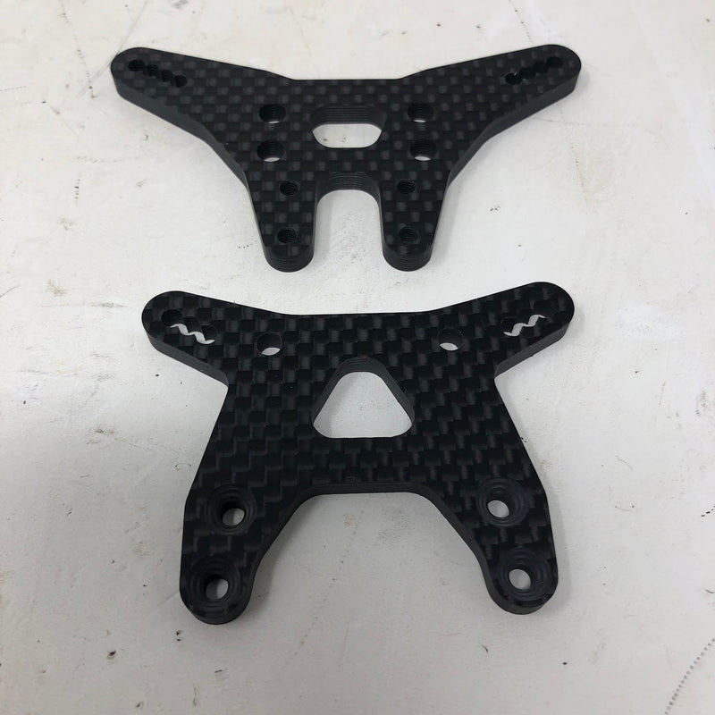 RC10B6.4 Team Associated Front + Rear Shock Towers (91880/91881)