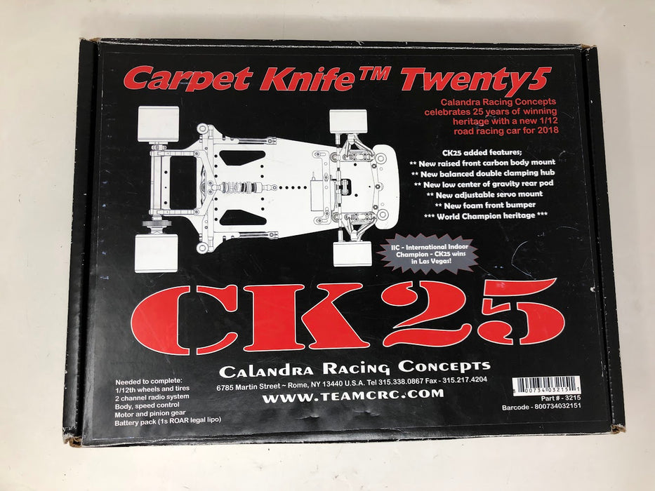 CK25 CRC 1/12 Scale Carpet Knife 25 Car Kit (Like-New)