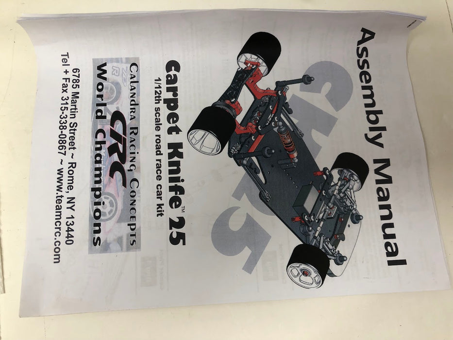 CK25 CRC 1/12 Scale Carpet Knife 25 Car Kit (Like-New)