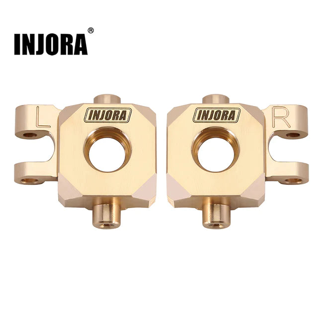 4M-04 INJORA 11g/pcs Brass Steering Knuckles for 1/18 TRX4M (2)