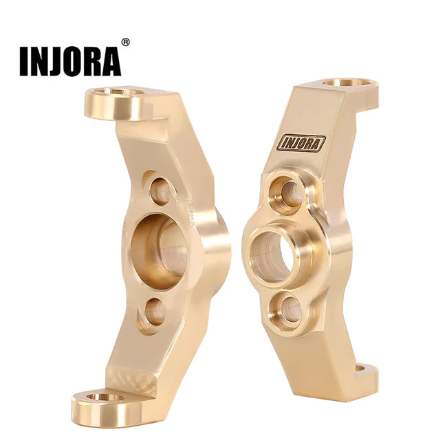 4M-05 INJORA 4g/pcs Brass Caster Blocks C Hub Carriers for 1/18 TRX4M (2)