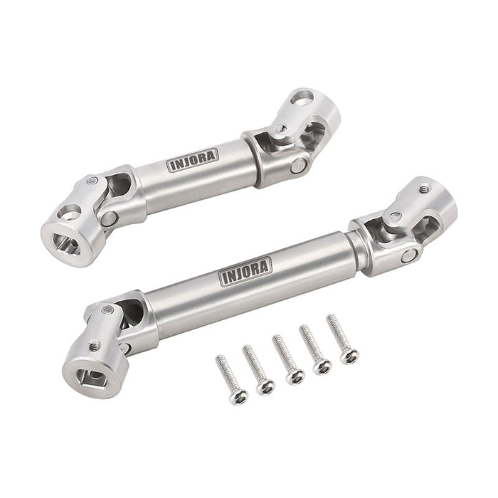 INJORA Stainless Steel Drive Shafts For 1/18 TRX4M (4M-18)