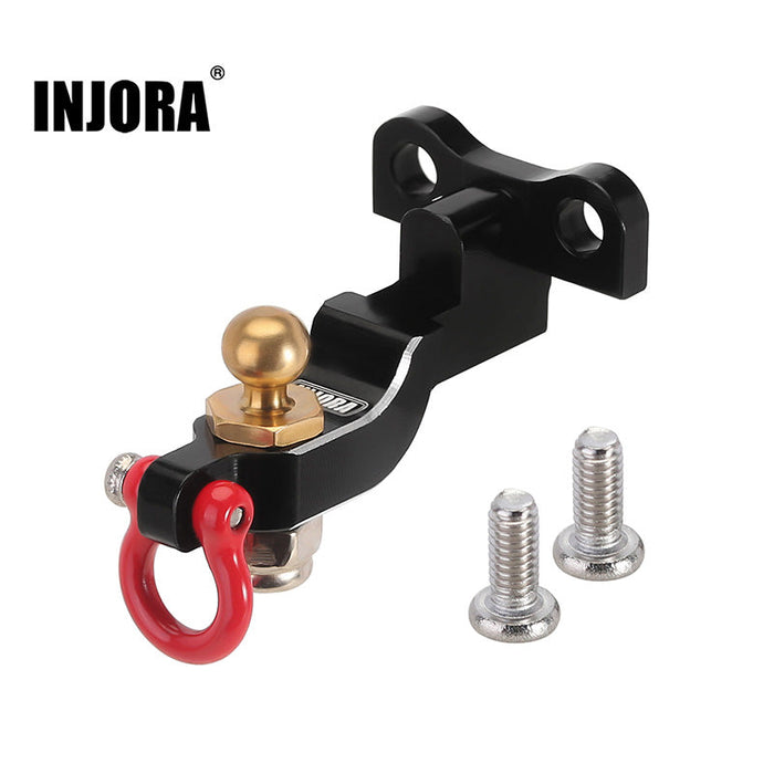 4M-68 INJORA Aluminum Trailer Tow Hitch With Brass Ball For 1/18 TRX4M