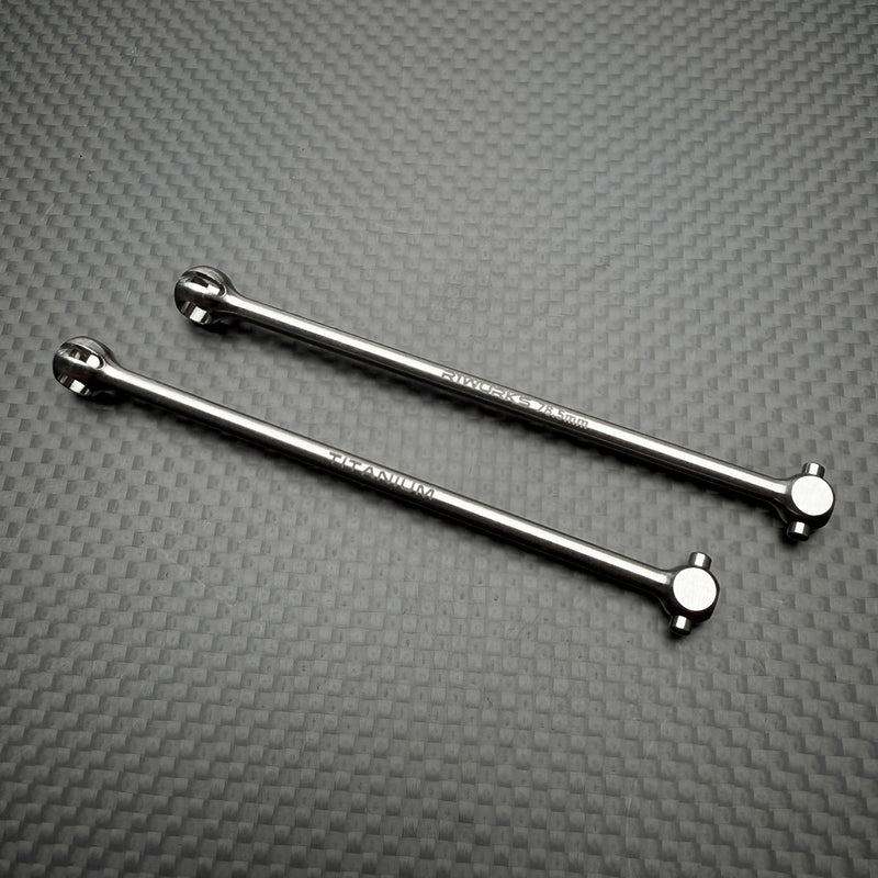 900205 R1WURKS (B84 Series) Ultra-lightweight Titanium HD CVA Bones, 78.5mm