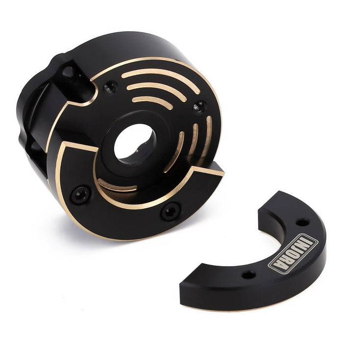 TRX4-8251E-BK INJORA 129g/pcs Black Brass Counterweight Outer Portal Drive Housing #8251 for TRX-4 TRX-6