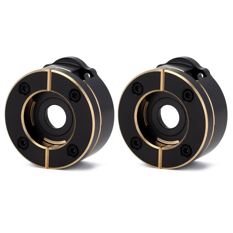 TRX4-8251E-BK INJORA 129g/pcs Black Brass Counterweight Outer Portal Drive Housing #8251 for TRX-4 TRX-6