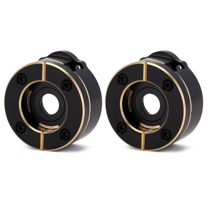 TRX4-8251E-BK INJORA 129g/pcs Black Brass Counterweight Outer Portal Drive Housing #8251 for TRX-4 TRX-6