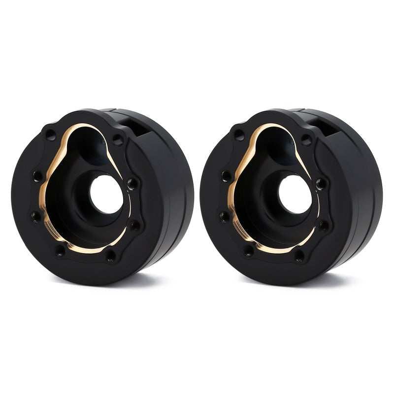 TRX4-8251E-BK INJORA 129g/pcs Black Brass Counterweight Outer Portal Drive Housing #8251 for TRX-4 TRX-6