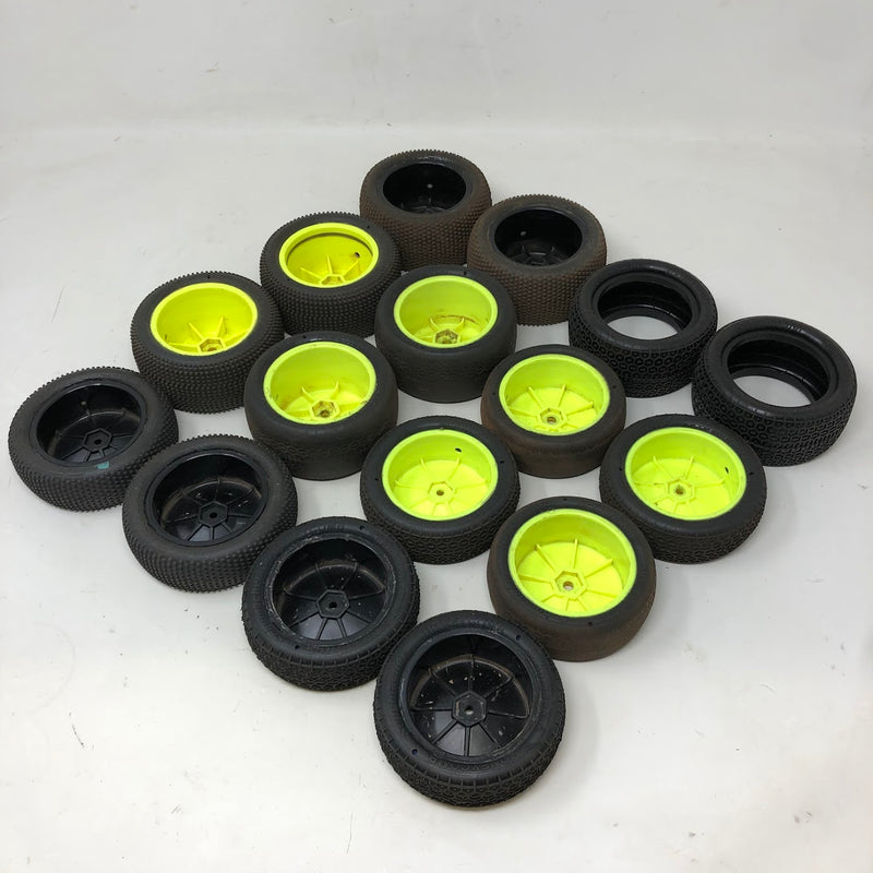 Lot of Schumacher + Pro-Line 1/10 Scale Dirt Off Road Wheel & Tires (Used)
