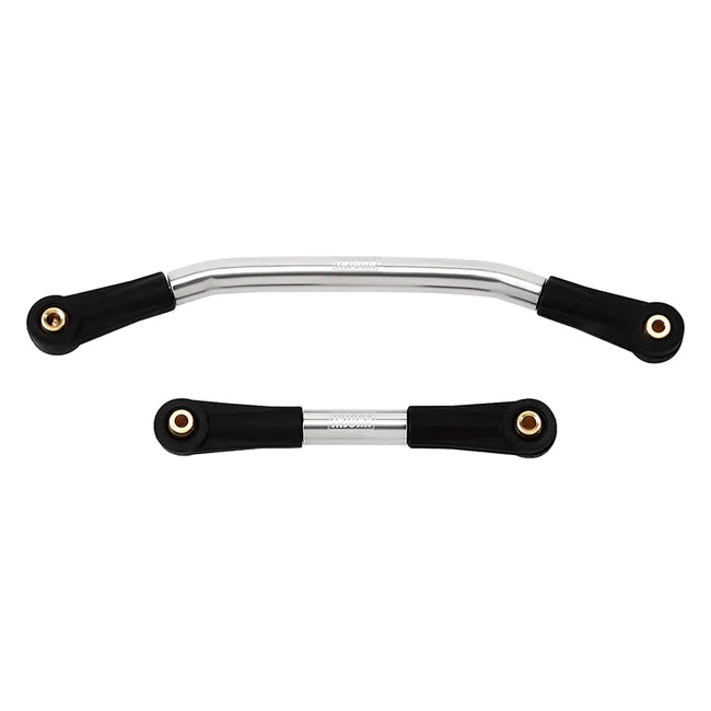 SCX24-144 INJORA Stainless Steel Steering Link with Plastic Rod Ends for SCX24 AX24