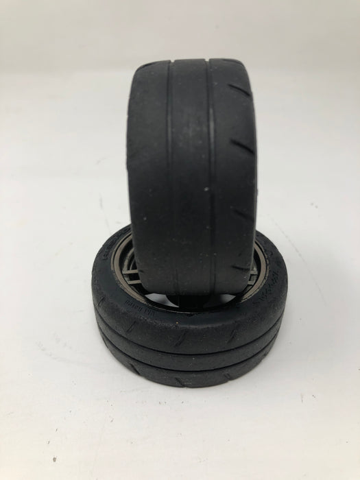 8375 Traxxas 1/10 4-Tec 1.9" Response Tires w/ Black Chrome Split-Spoke Wheels