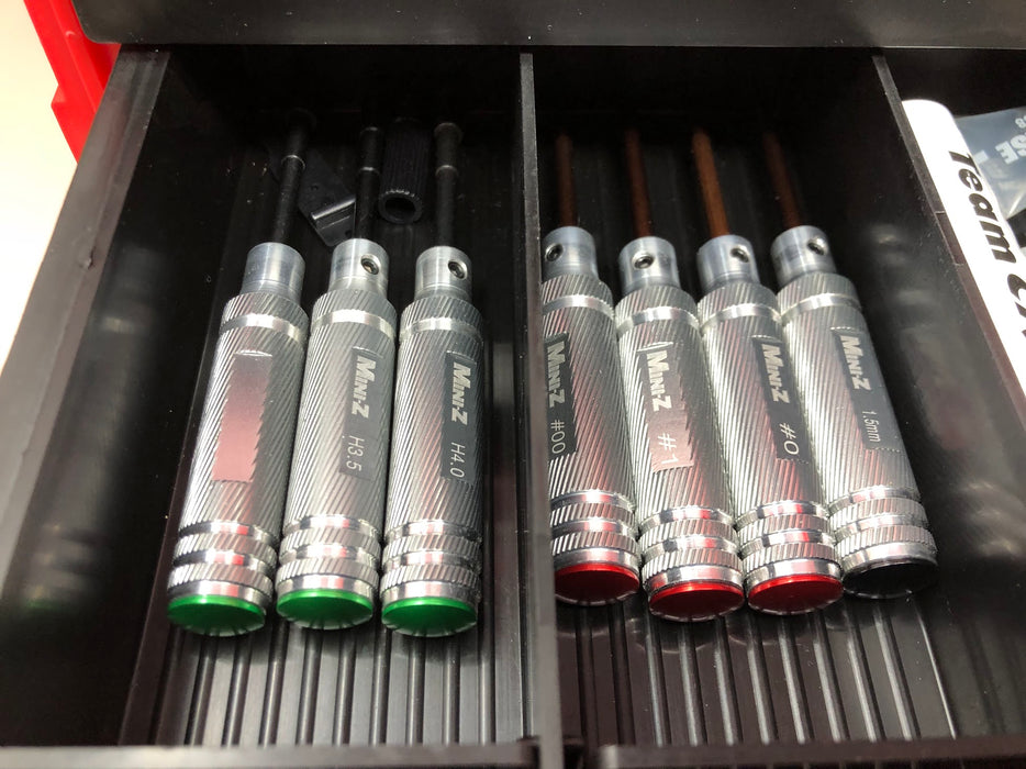 *HUGE* Kyosho Mini Z Racer Lot - Cars, Transponders, Tools, Parts, & Toolbox (Used)