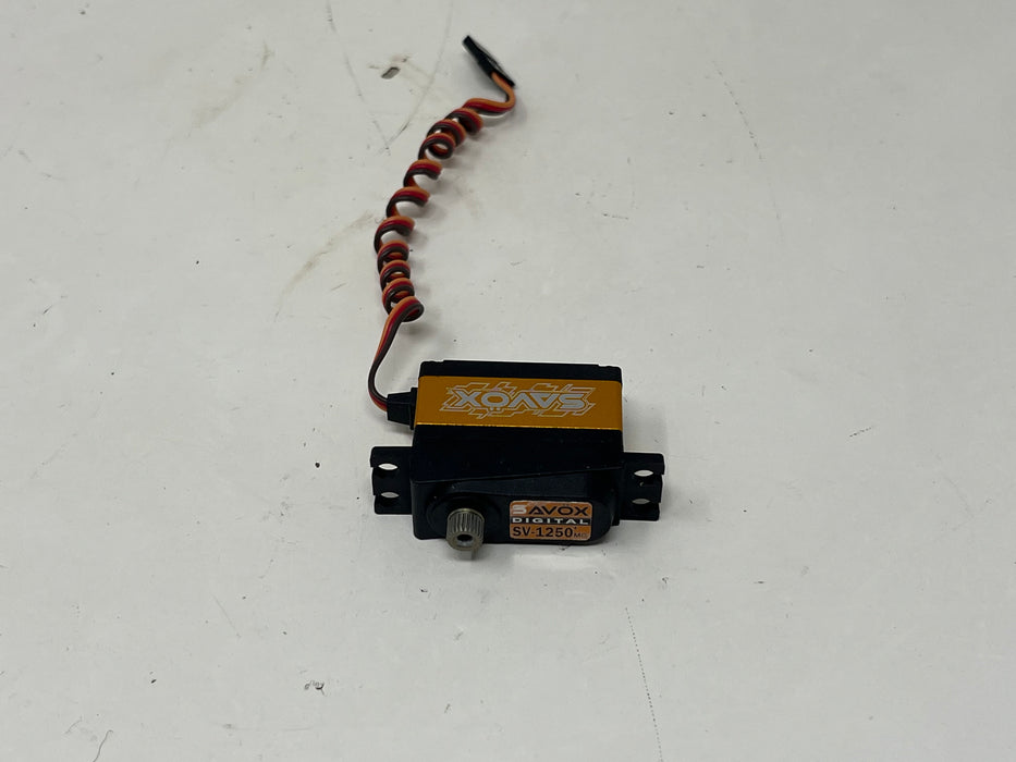 Used Savox SV-1250 servo for pan car